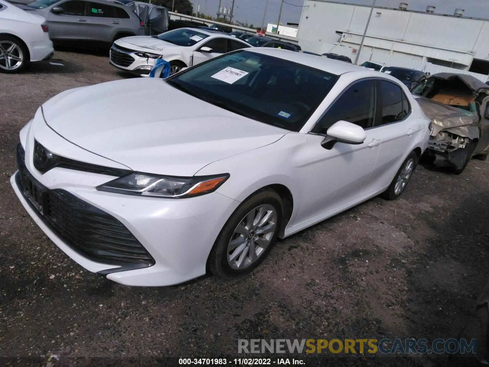 2 Photograph of a damaged car 4T1B11HK1KU288135 TOYOTA CAMRY 2019