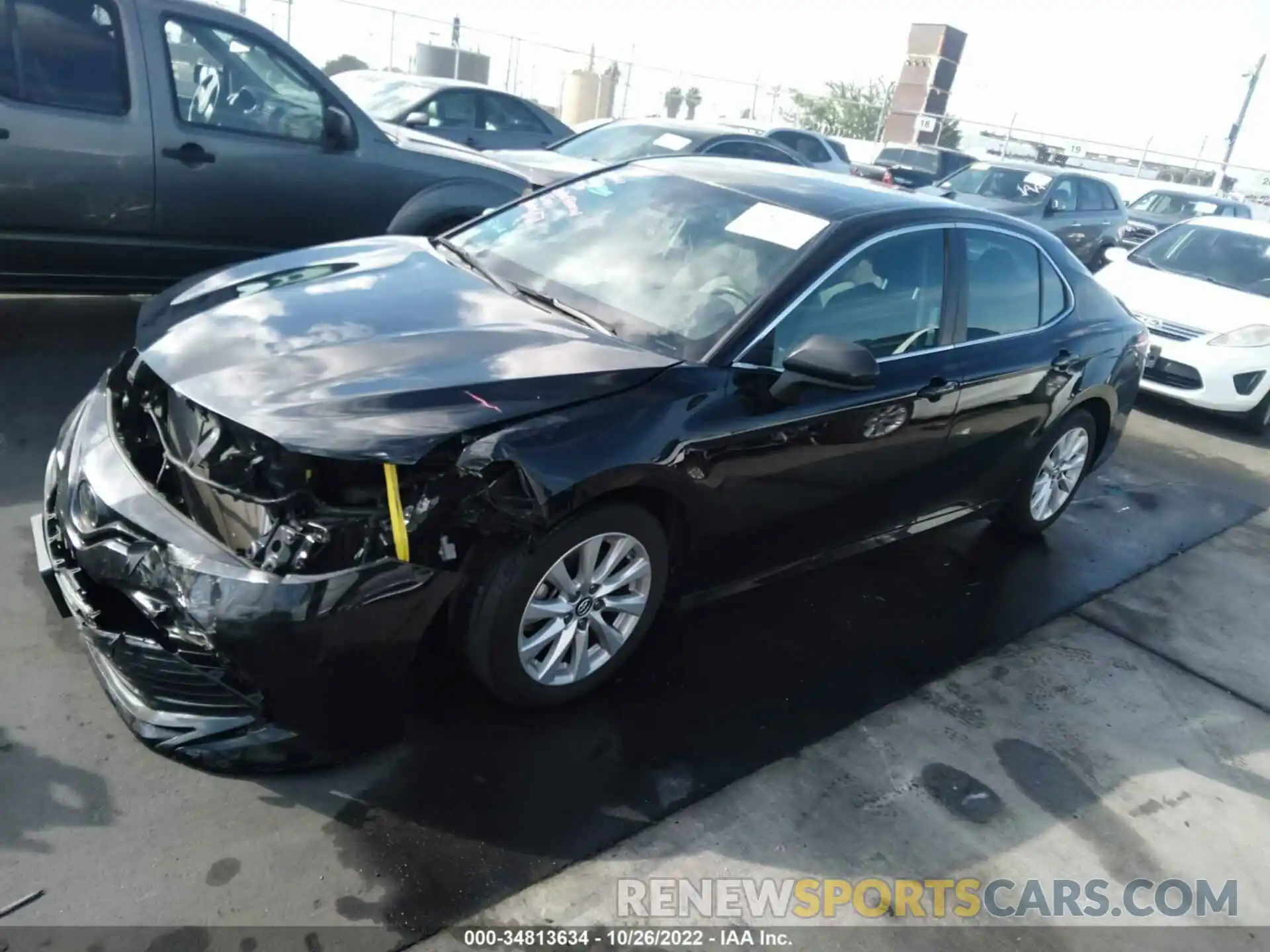 2 Photograph of a damaged car 4T1B11HK1KU288989 TOYOTA CAMRY 2019