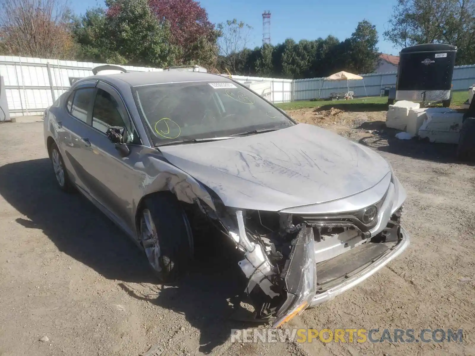 1 Photograph of a damaged car 4T1B11HK1KU679060 TOYOTA CAMRY 2019