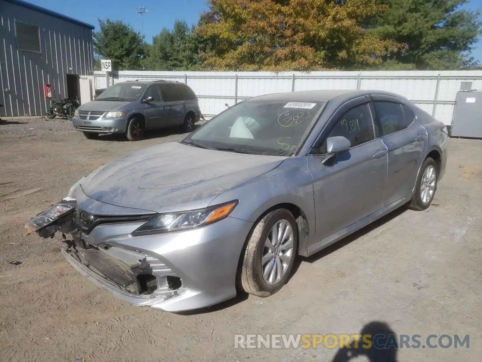 2 Photograph of a damaged car 4T1B11HK1KU679060 TOYOTA CAMRY 2019