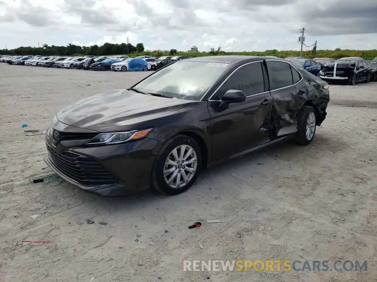 2 Photograph of a damaged car 4T1B11HK1KU683366 TOYOTA CAMRY 2019