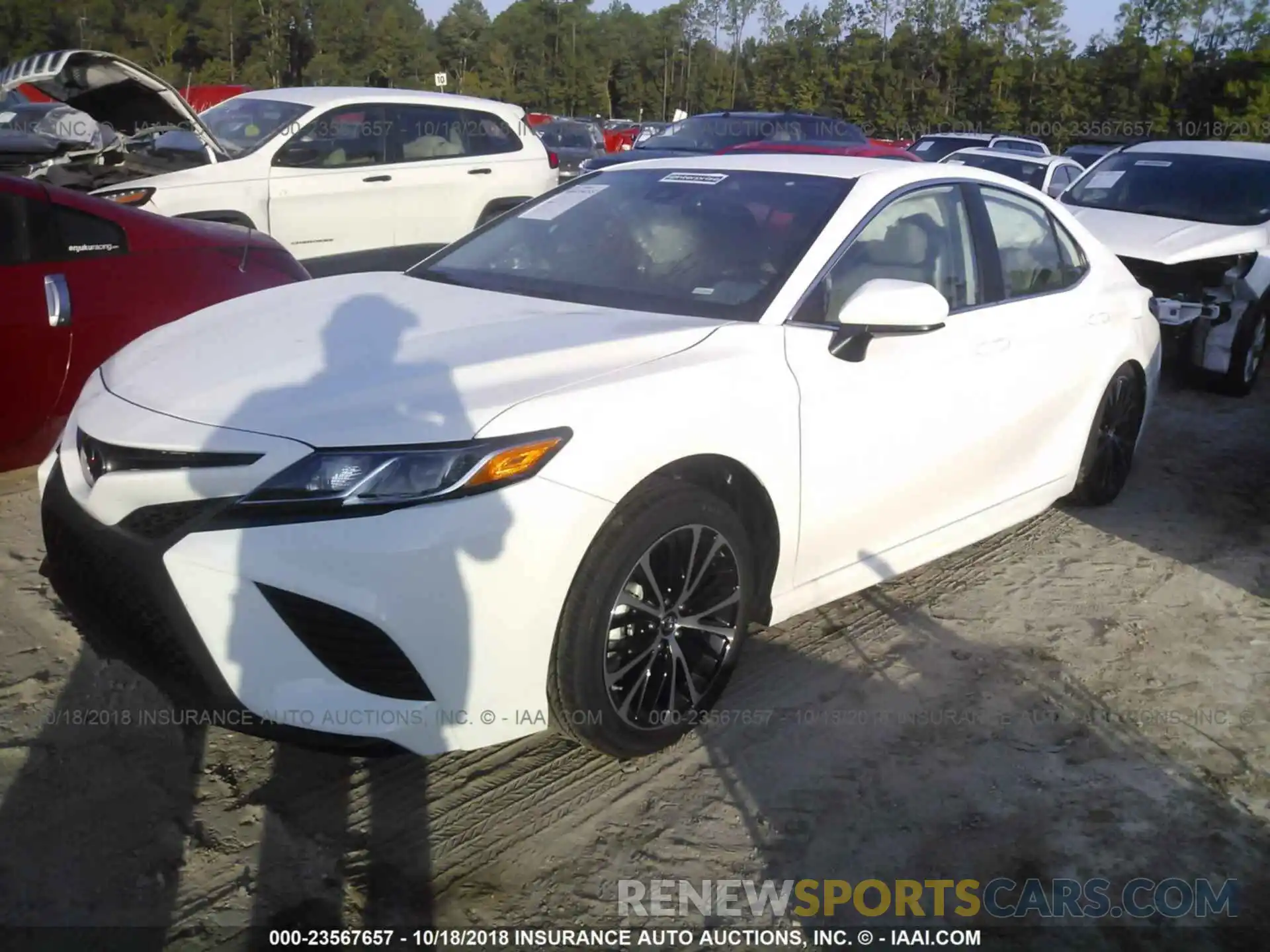 2 Photograph of a damaged car 4T1B11HK1KU687126 Toyota Camry 2019