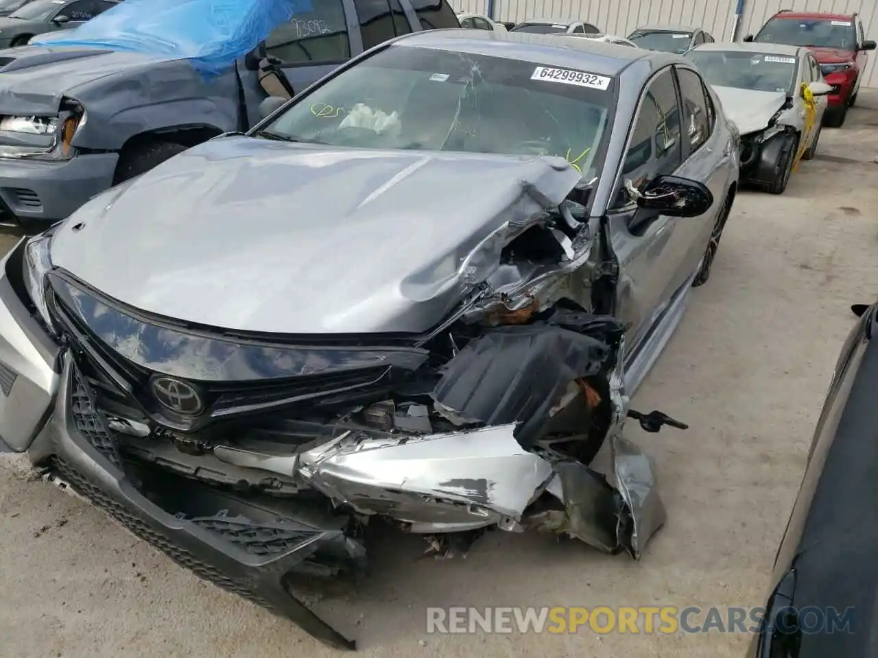 2 Photograph of a damaged car 4T1B11HK1KU689393 TOYOTA CAMRY 2019