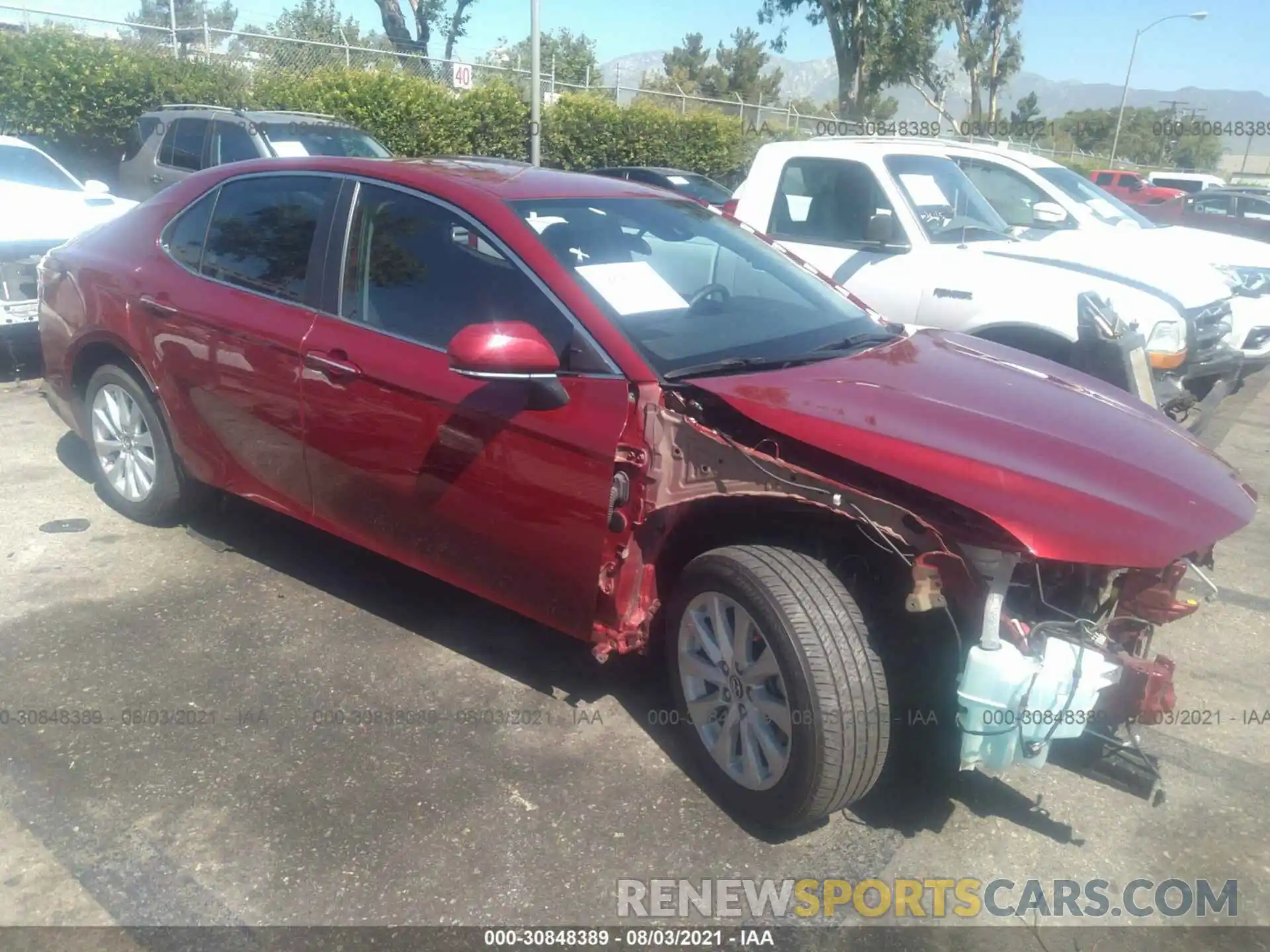 1 Photograph of a damaged car 4T1B11HK1KU699549 TOYOTA CAMRY 2019