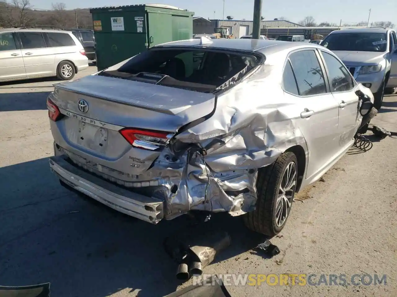 4 Photograph of a damaged car 4T1B11HK1KU699924 TOYOTA CAMRY 2019