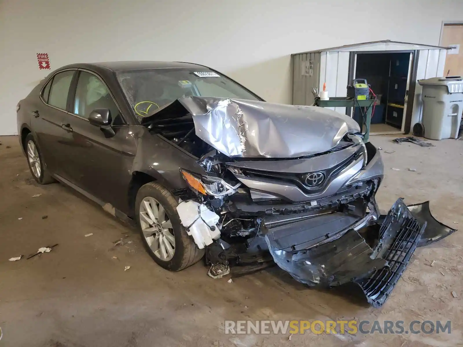 1 Photograph of a damaged car 4T1B11HK1KU702952 TOYOTA CAMRY 2019