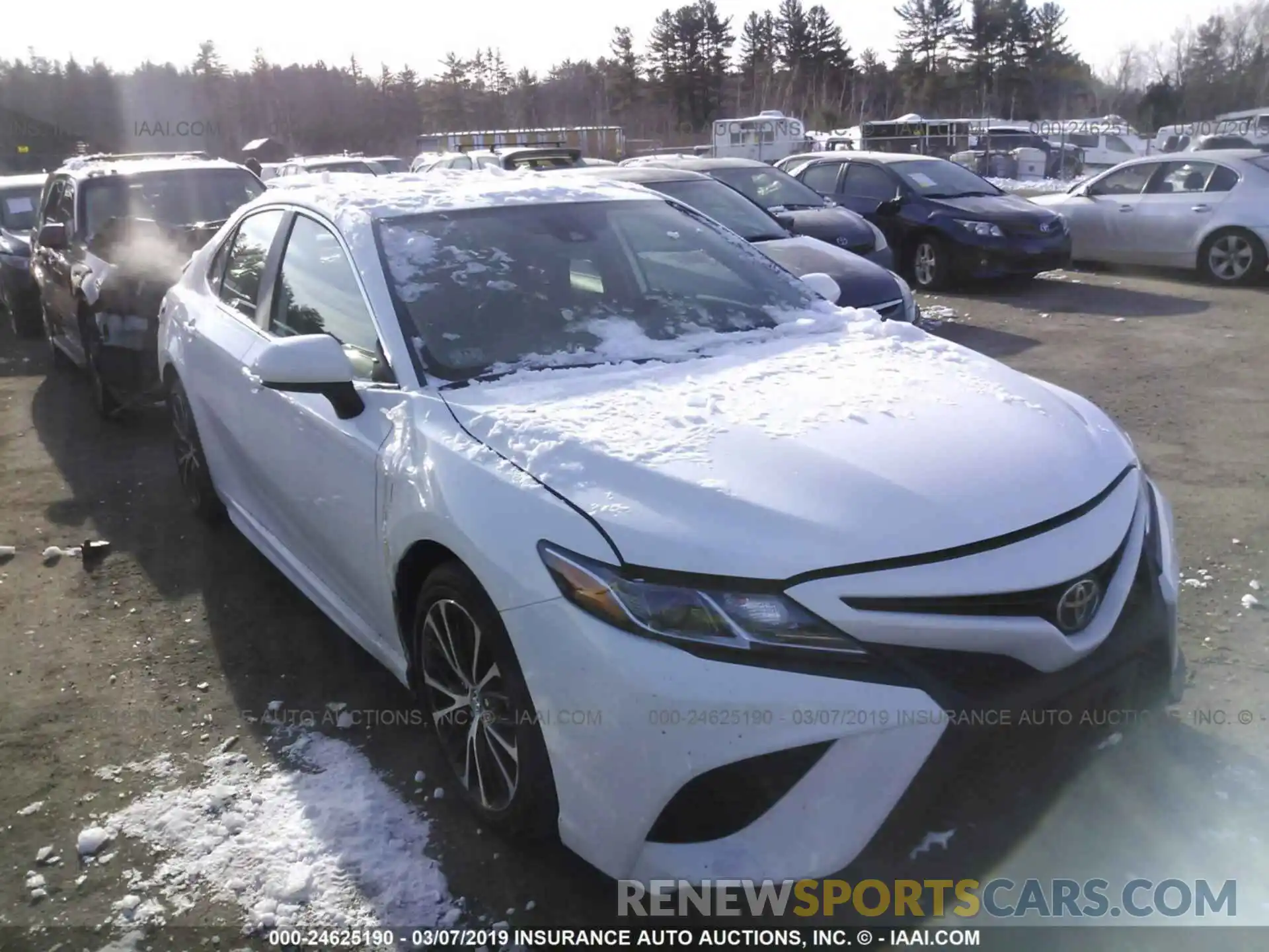 1 Photograph of a damaged car 4T1B11HK1KU703096 TOYOTA CAMRY 2019