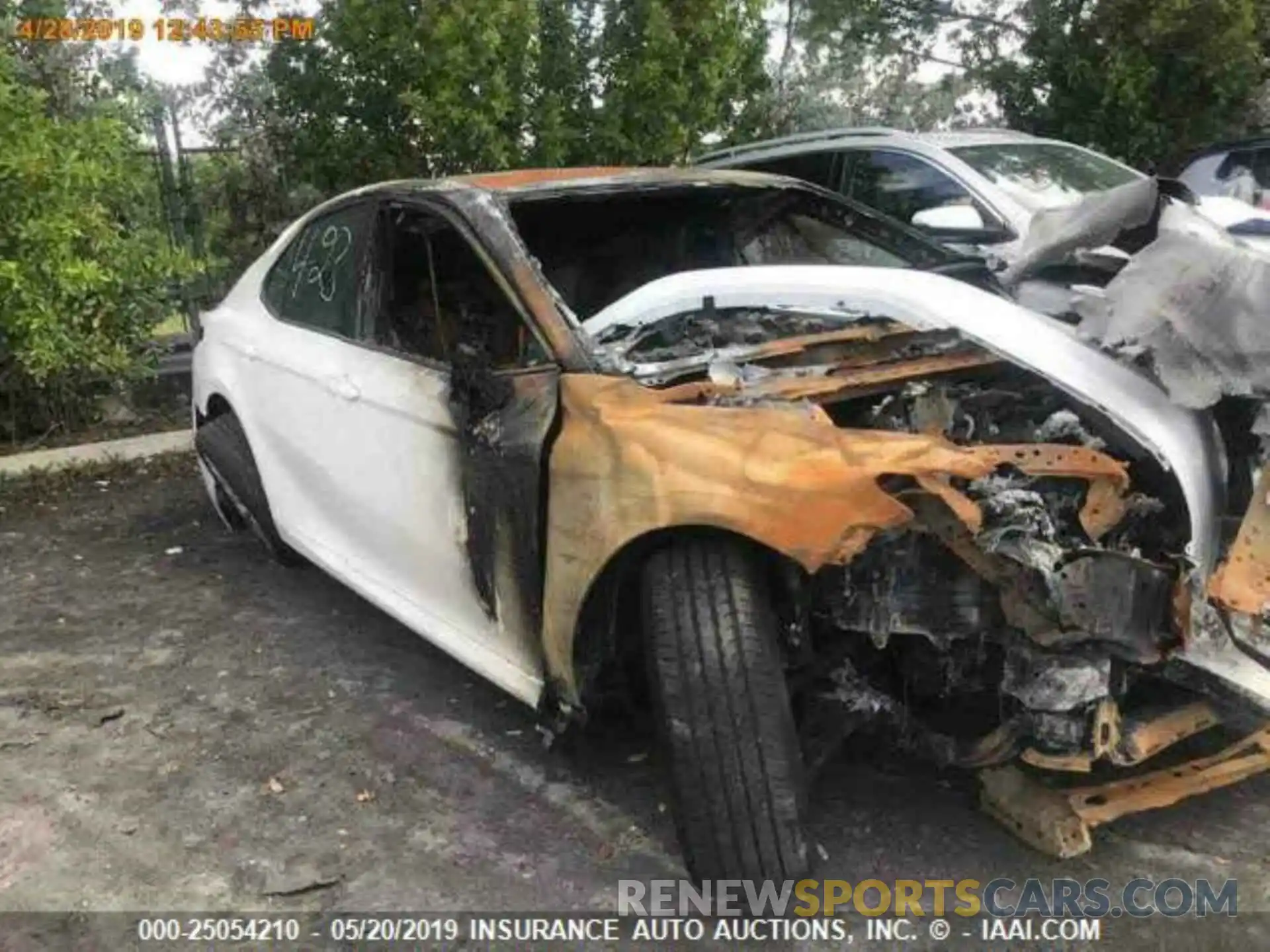 1 Photograph of a damaged car 4T1B11HK1KU718827 TOYOTA CAMRY 2019