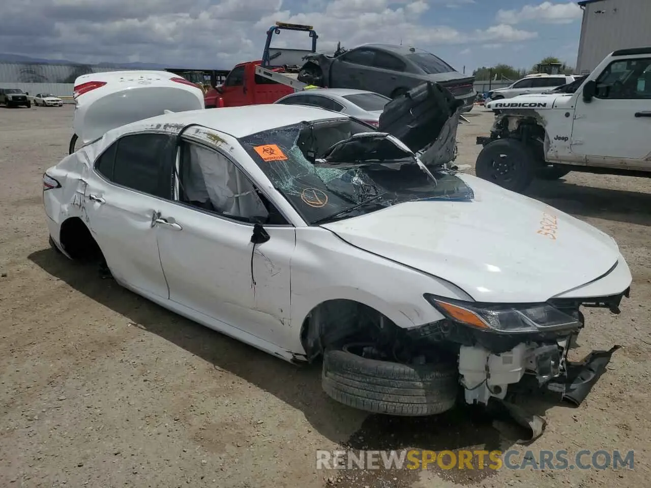 4 Photograph of a damaged car 4T1B11HK1KU720853 TOYOTA CAMRY 2019