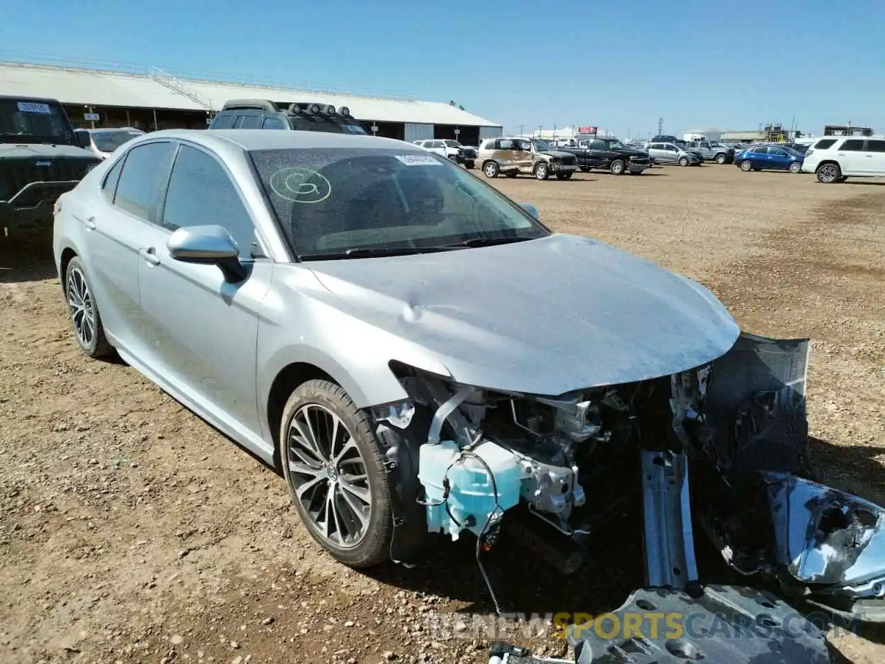 1 Photograph of a damaged car 4T1B11HK1KU725776 TOYOTA CAMRY 2019