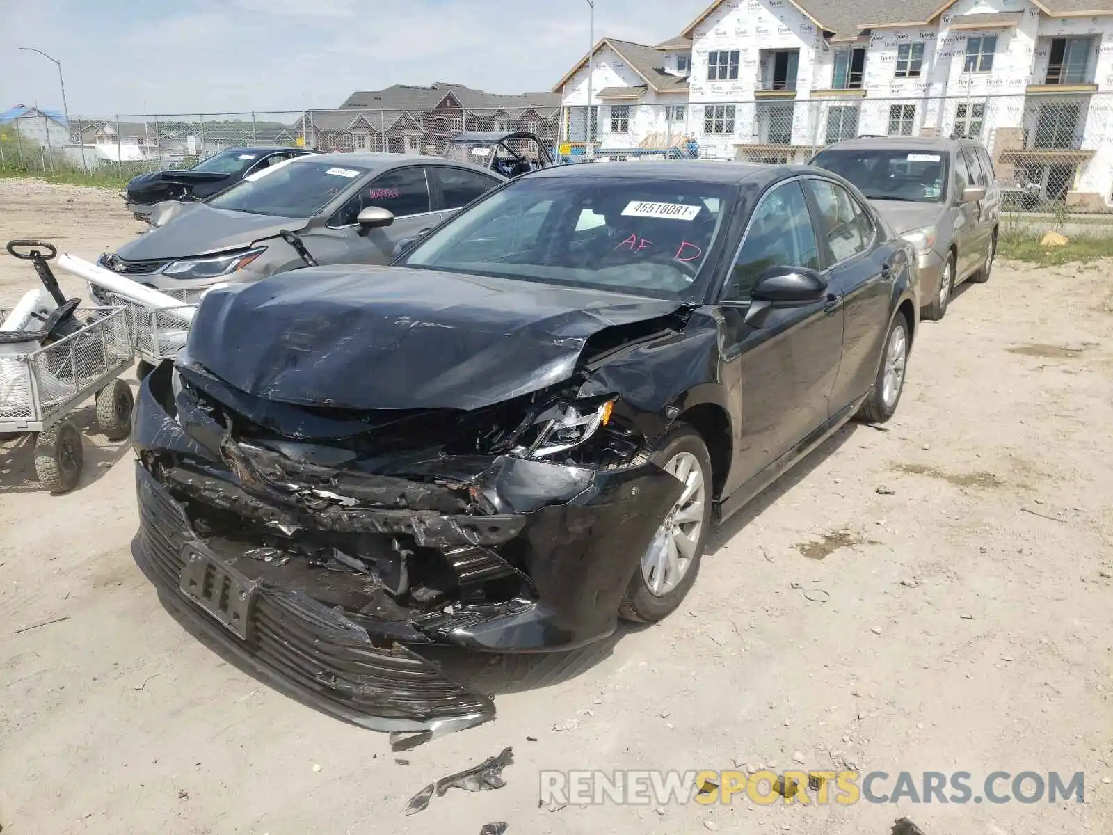 2 Photograph of a damaged car 4T1B11HK1KU745686 TOYOTA CAMRY 2019