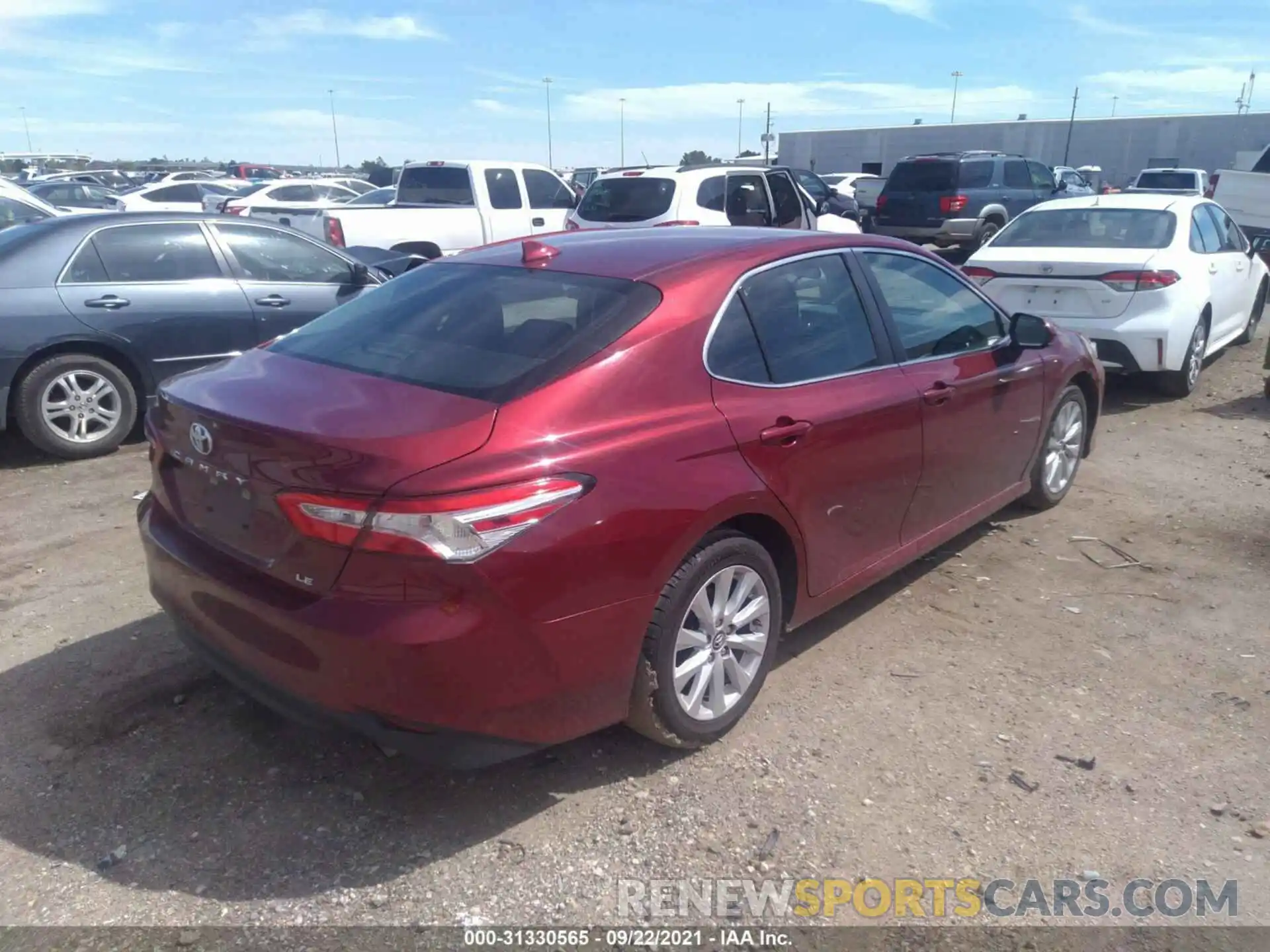 4 Photograph of a damaged car 4T1B11HK1KU756719 TOYOTA CAMRY 2019