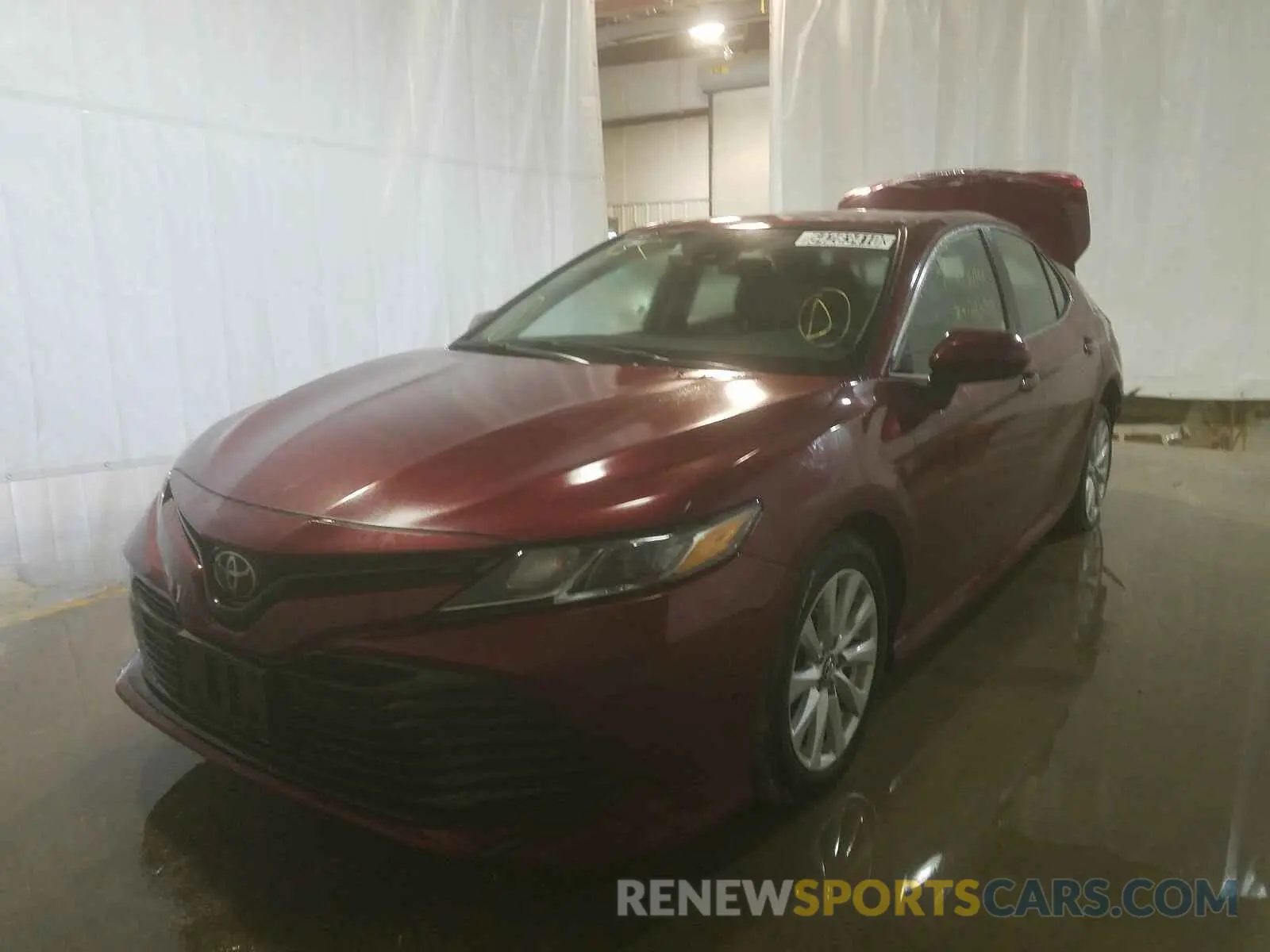 2 Photograph of a damaged car 4T1B11HK1KU760382 TOYOTA CAMRY 2019