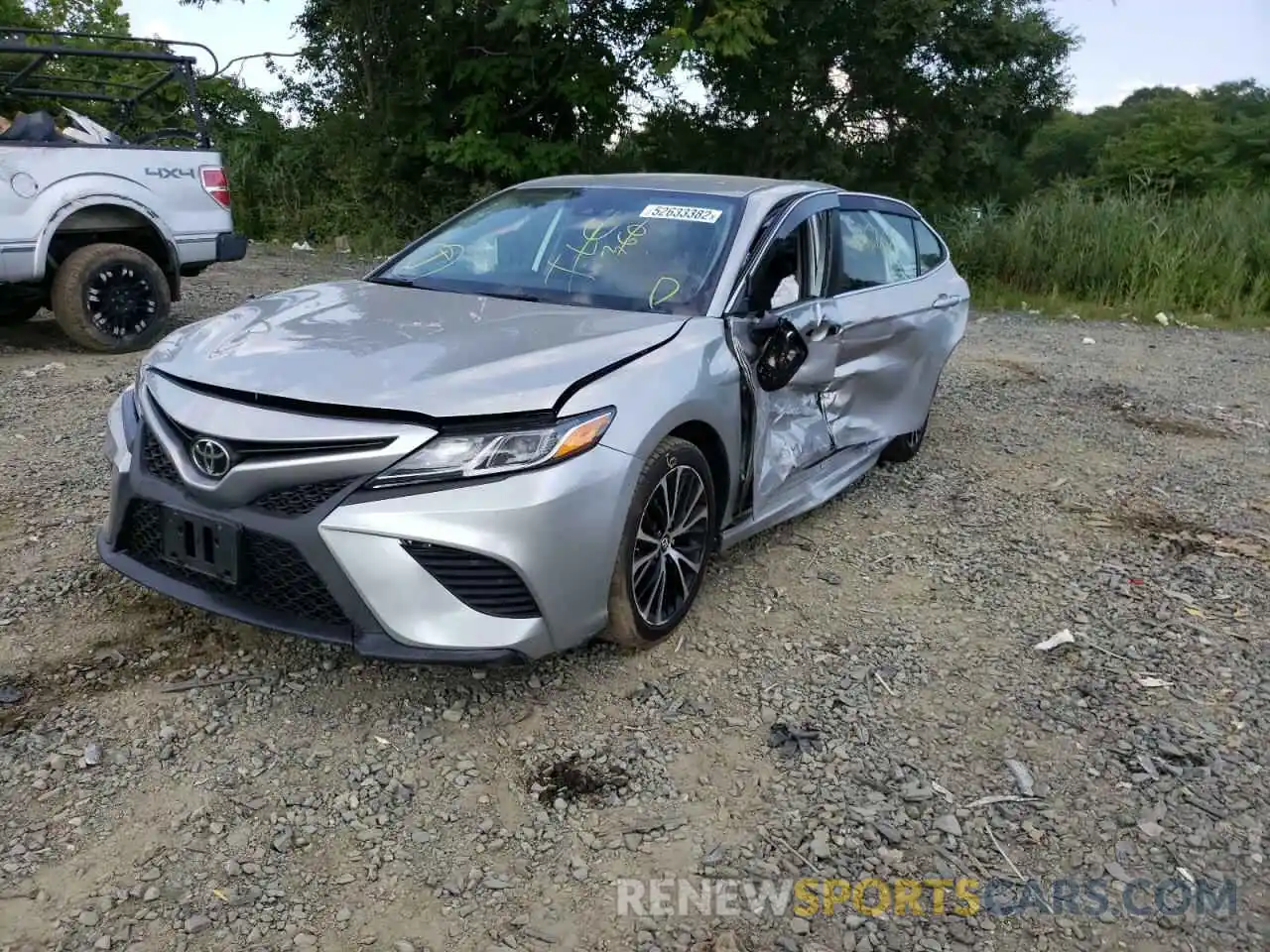 2 Photograph of a damaged car 4T1B11HK1KU761788 TOYOTA CAMRY 2019