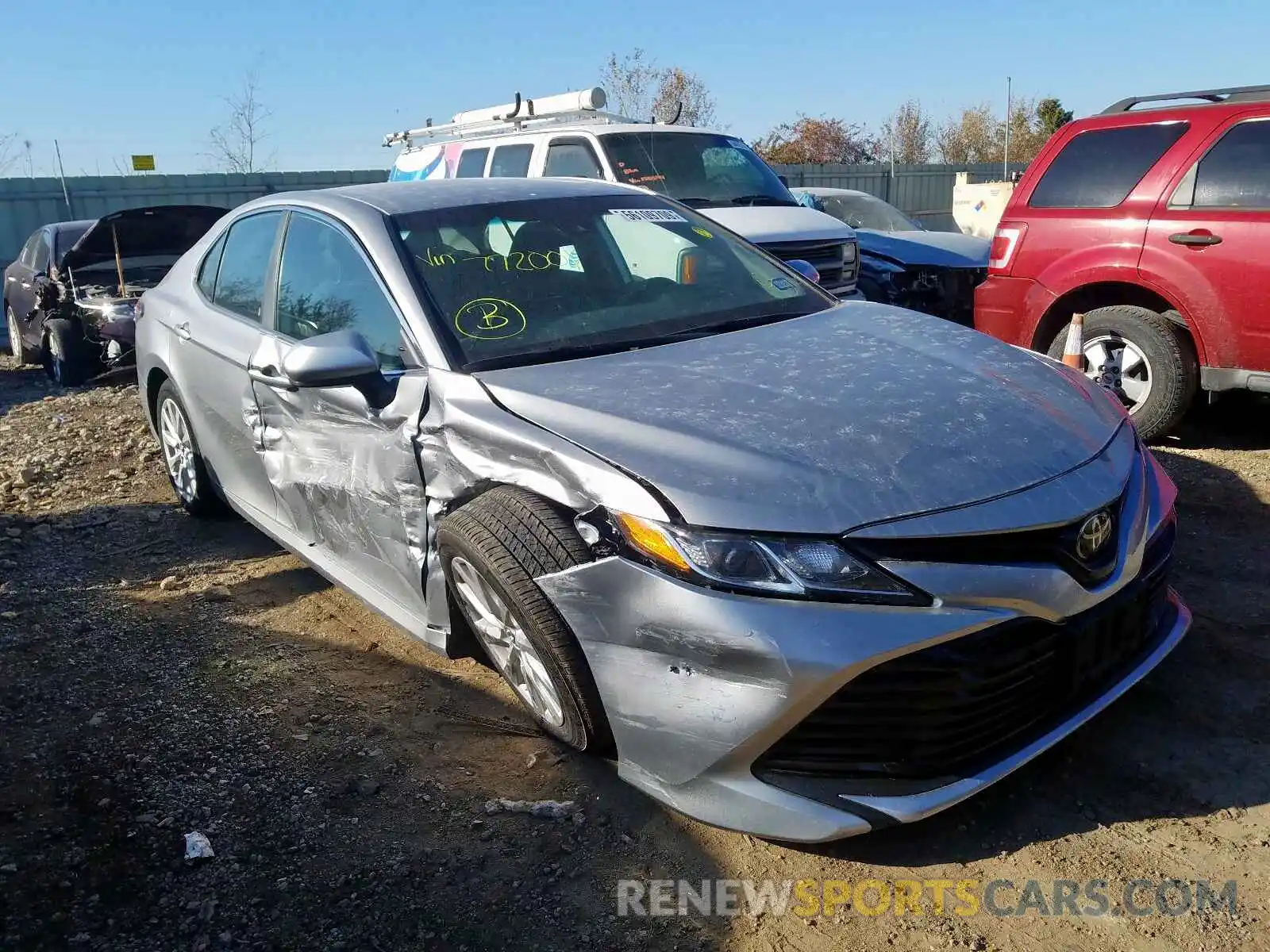 1 Photograph of a damaged car 4T1B11HK1KU772001 TOYOTA CAMRY 2019