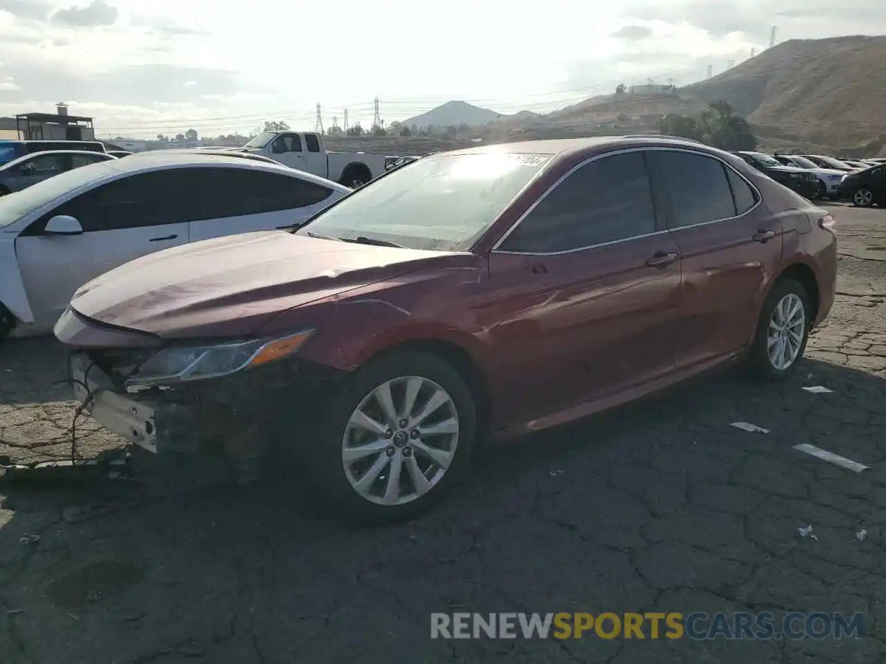 1 Photograph of a damaged car 4T1B11HK1KU772970 TOYOTA CAMRY 2019