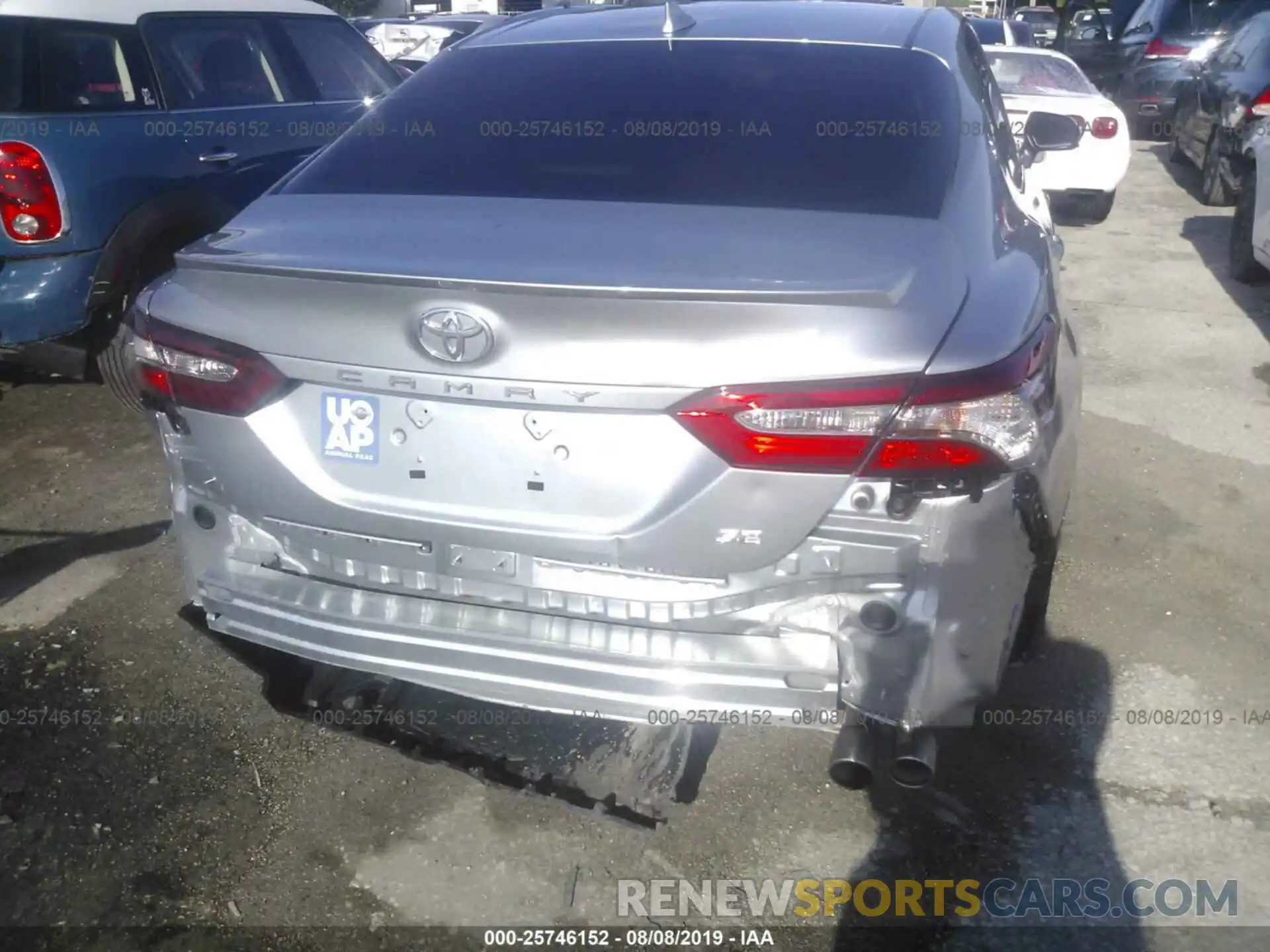 6 Photograph of a damaged car 4T1B11HK1KU773424 TOYOTA CAMRY 2019