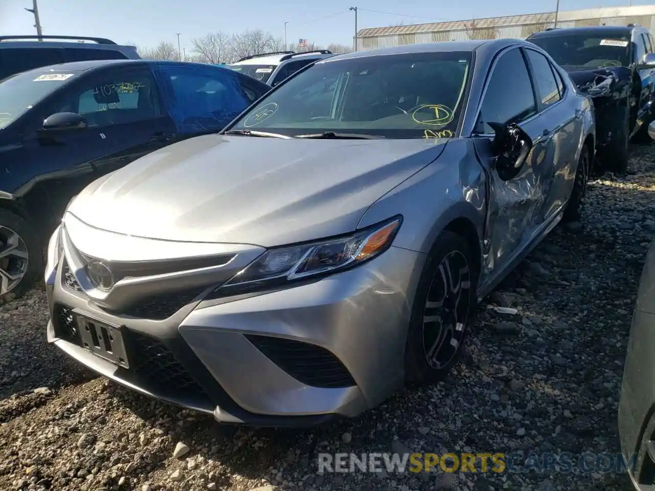 2 Photograph of a damaged car 4T1B11HK1KU779188 TOYOTA CAMRY 2019