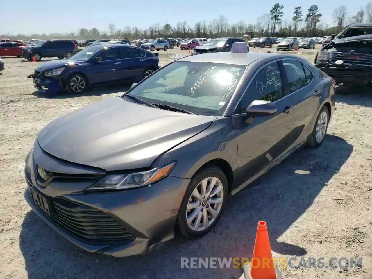 2 Photograph of a damaged car 4T1B11HK1KU786495 TOYOTA CAMRY 2019