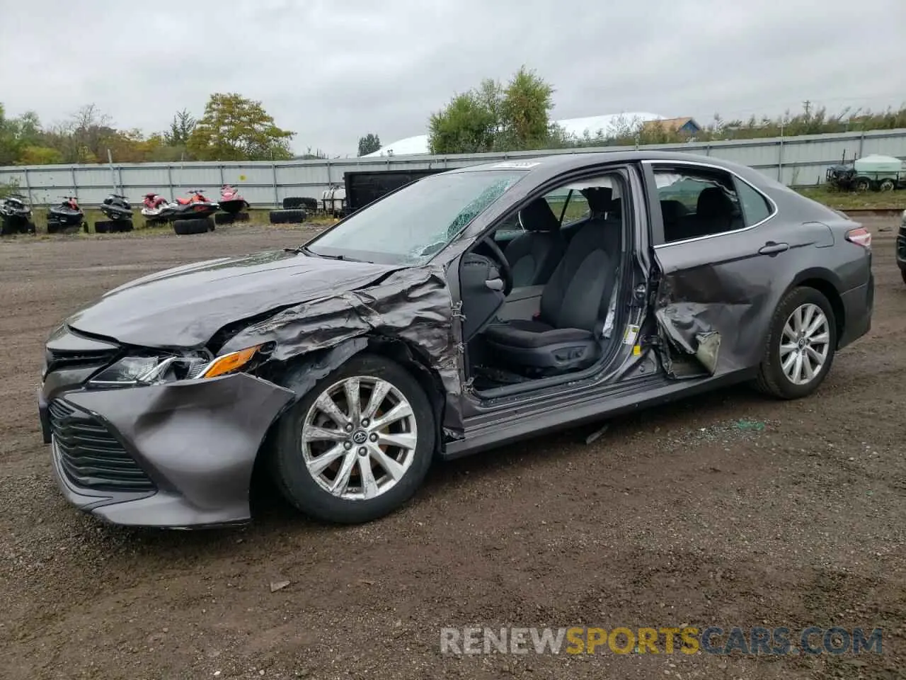 1 Photograph of a damaged car 4T1B11HK1KU786626 TOYOTA CAMRY 2019