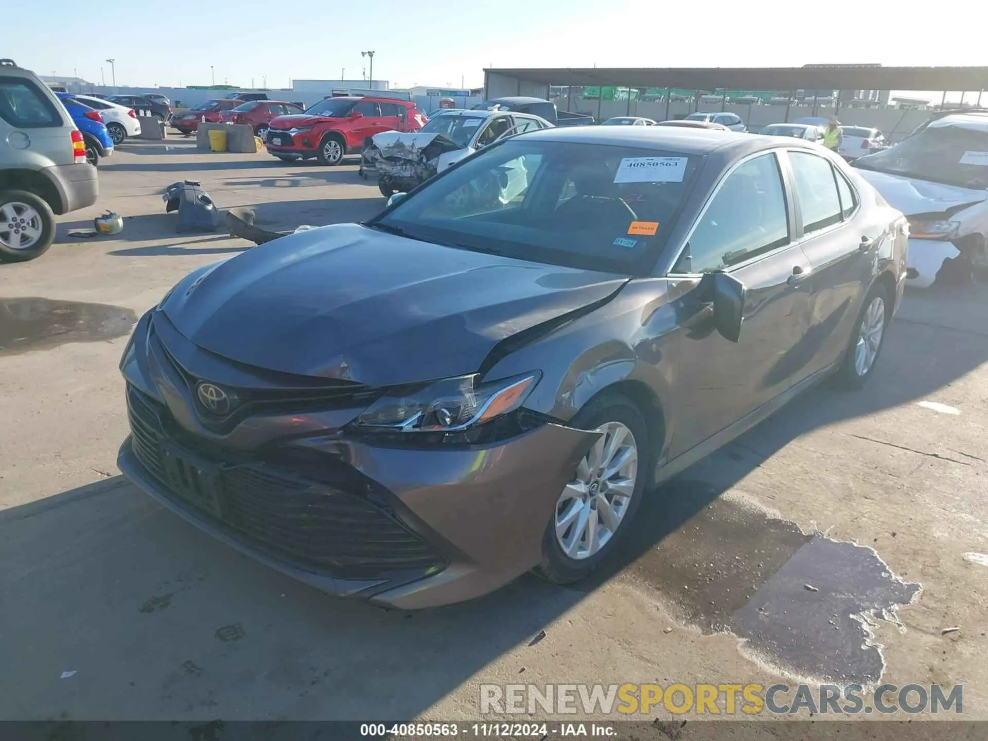 2 Photograph of a damaged car 4T1B11HK1KU787274 TOYOTA CAMRY 2019
