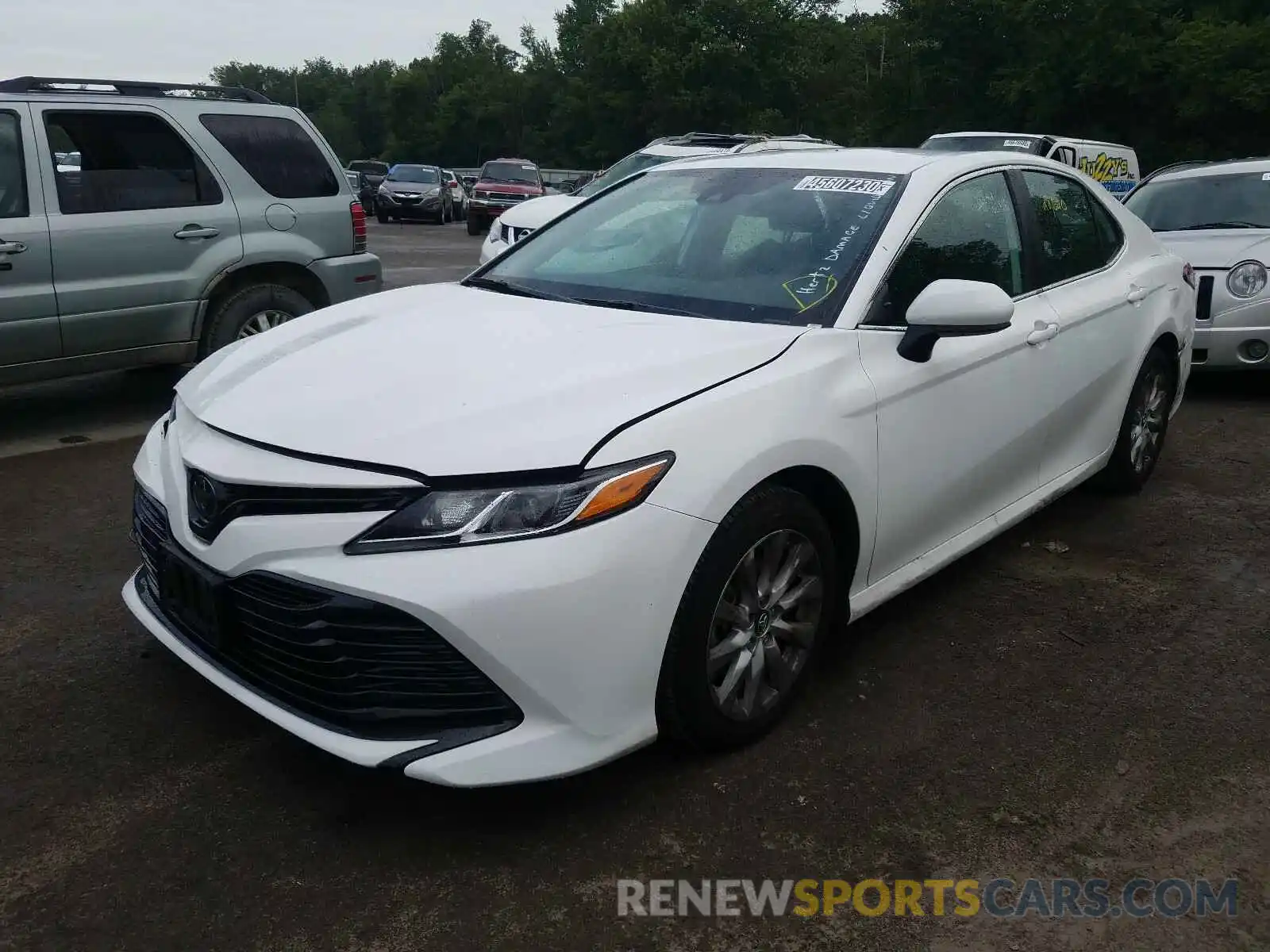 2 Photograph of a damaged car 4T1B11HK1KU803411 TOYOTA CAMRY 2019