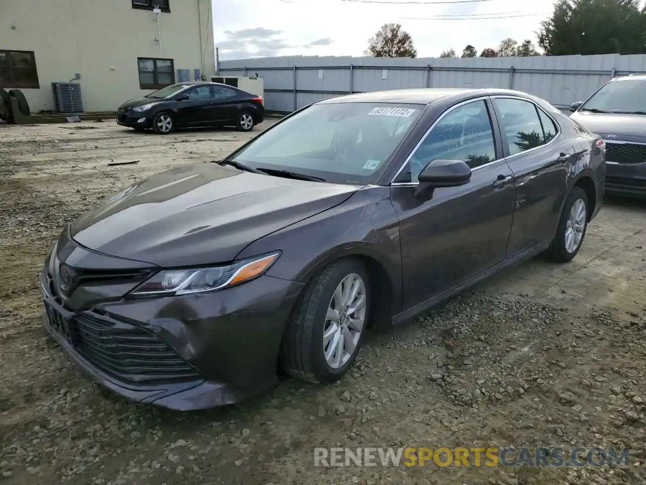 2 Photograph of a damaged car 4T1B11HK1KU803764 TOYOTA CAMRY 2019