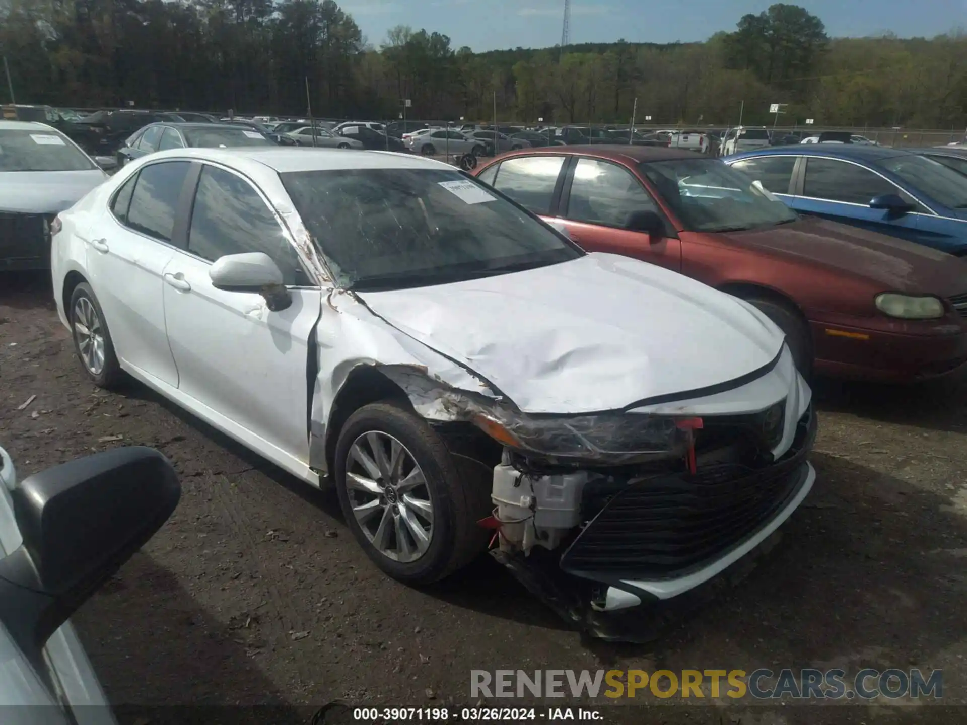 1 Photograph of a damaged car 4T1B11HK1KU808902 TOYOTA CAMRY 2019