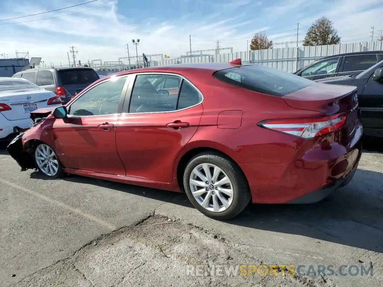 2 Photograph of a damaged car 4T1B11HK1KU823030 TOYOTA CAMRY 2019