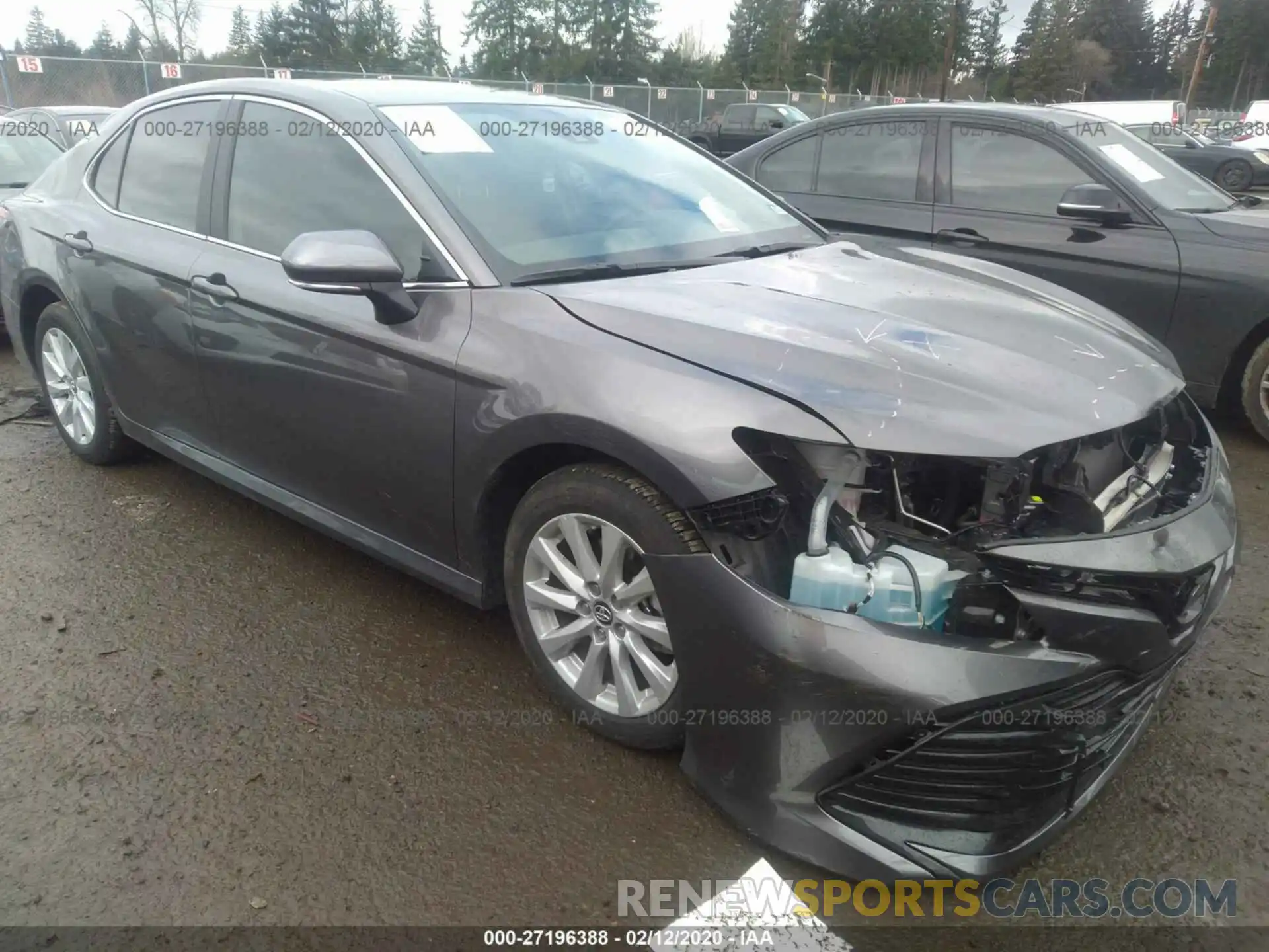 1 Photograph of a damaged car 4T1B11HK1KU843505 TOYOTA CAMRY 2019