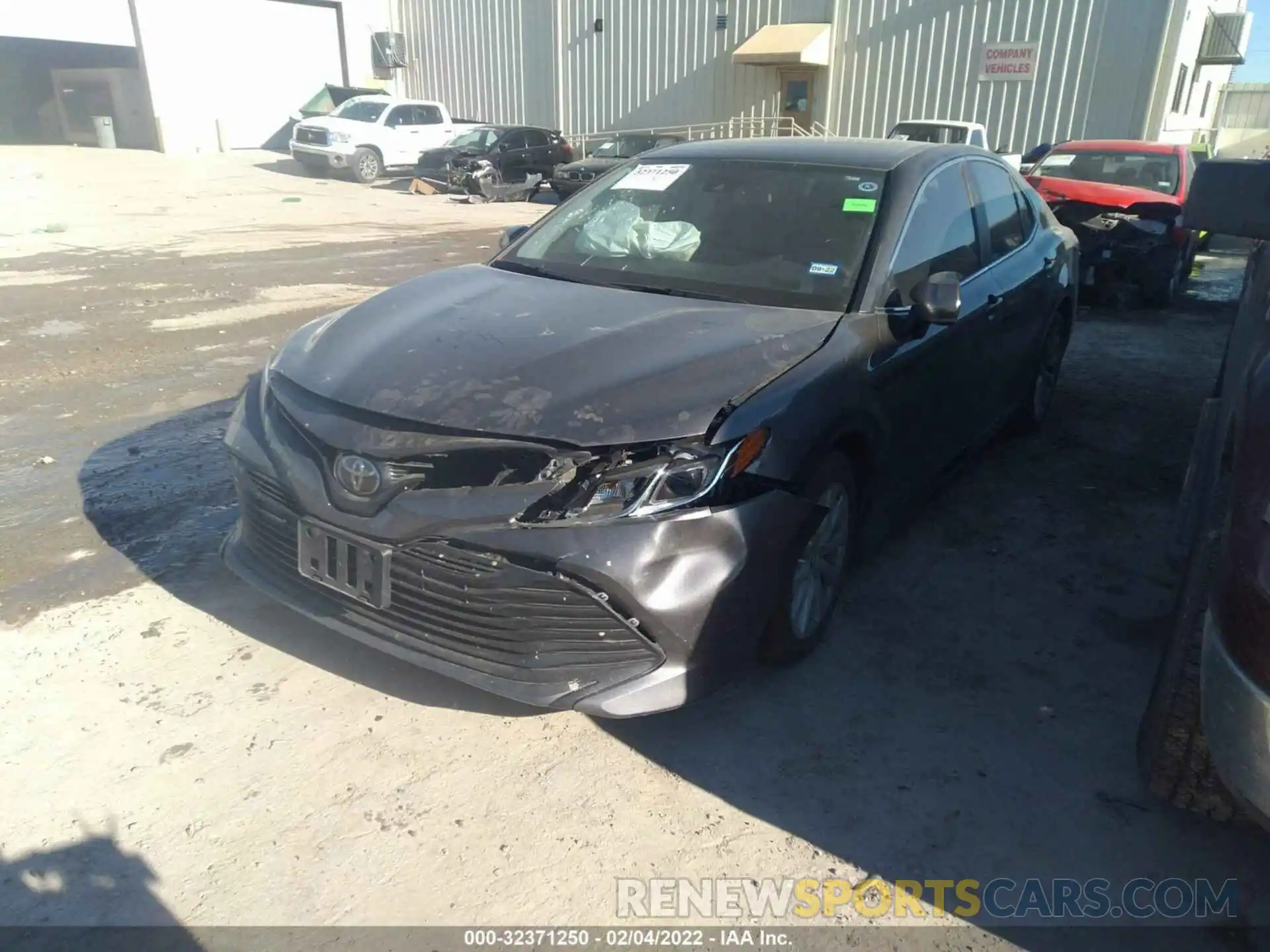 2 Photograph of a damaged car 4T1B11HK1KU847425 TOYOTA CAMRY 2019