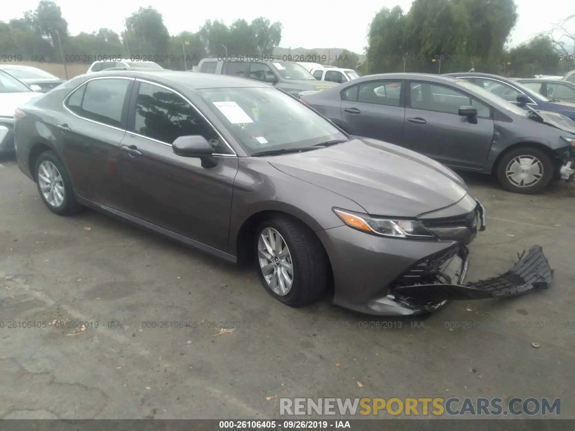 1 Photograph of a damaged car 4T1B11HK1KU849773 TOYOTA CAMRY 2019