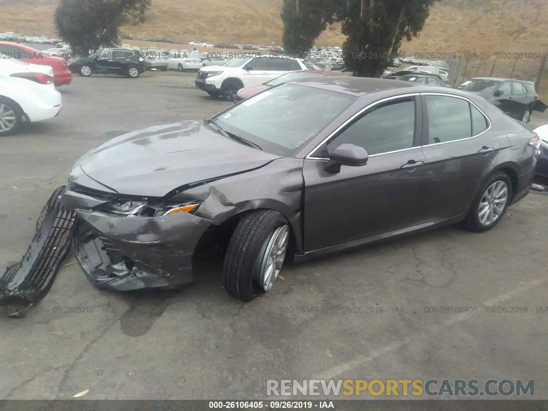 2 Photograph of a damaged car 4T1B11HK1KU849773 TOYOTA CAMRY 2019