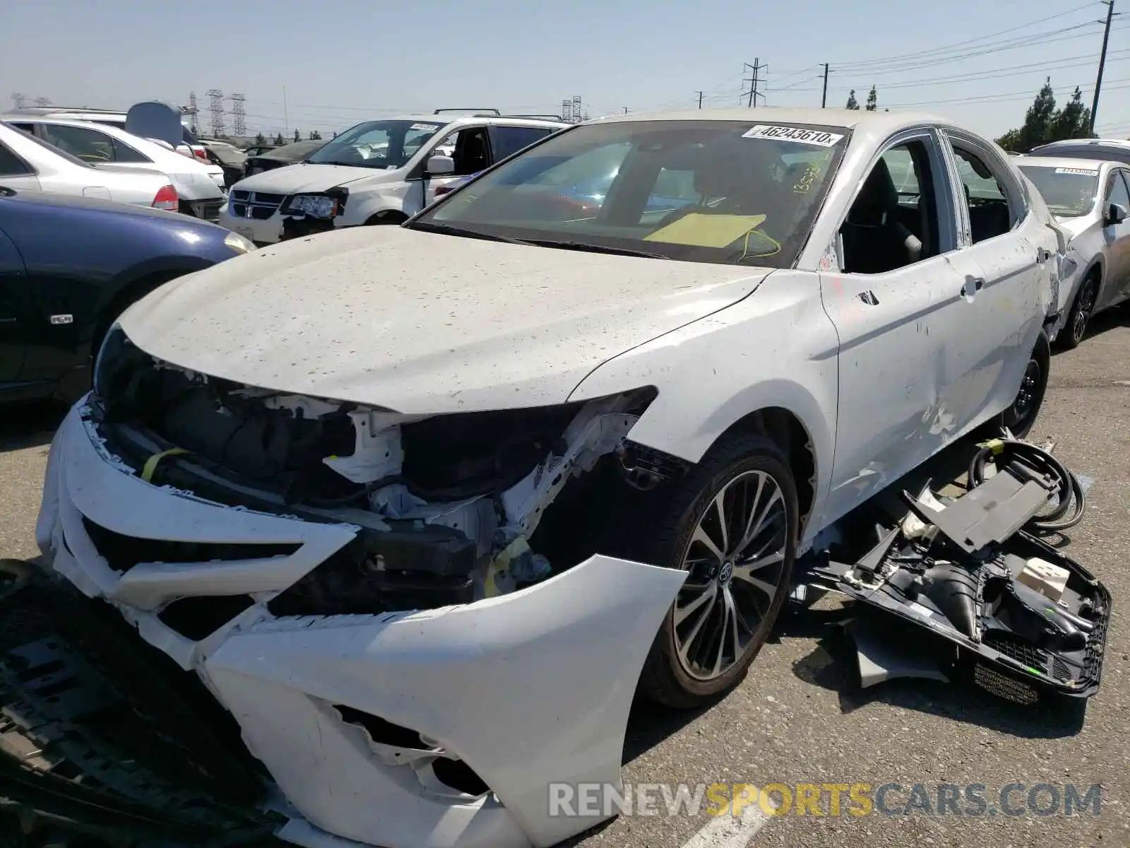 2 Photograph of a damaged car 4T1B11HK1KU853483 TOYOTA CAMRY 2019