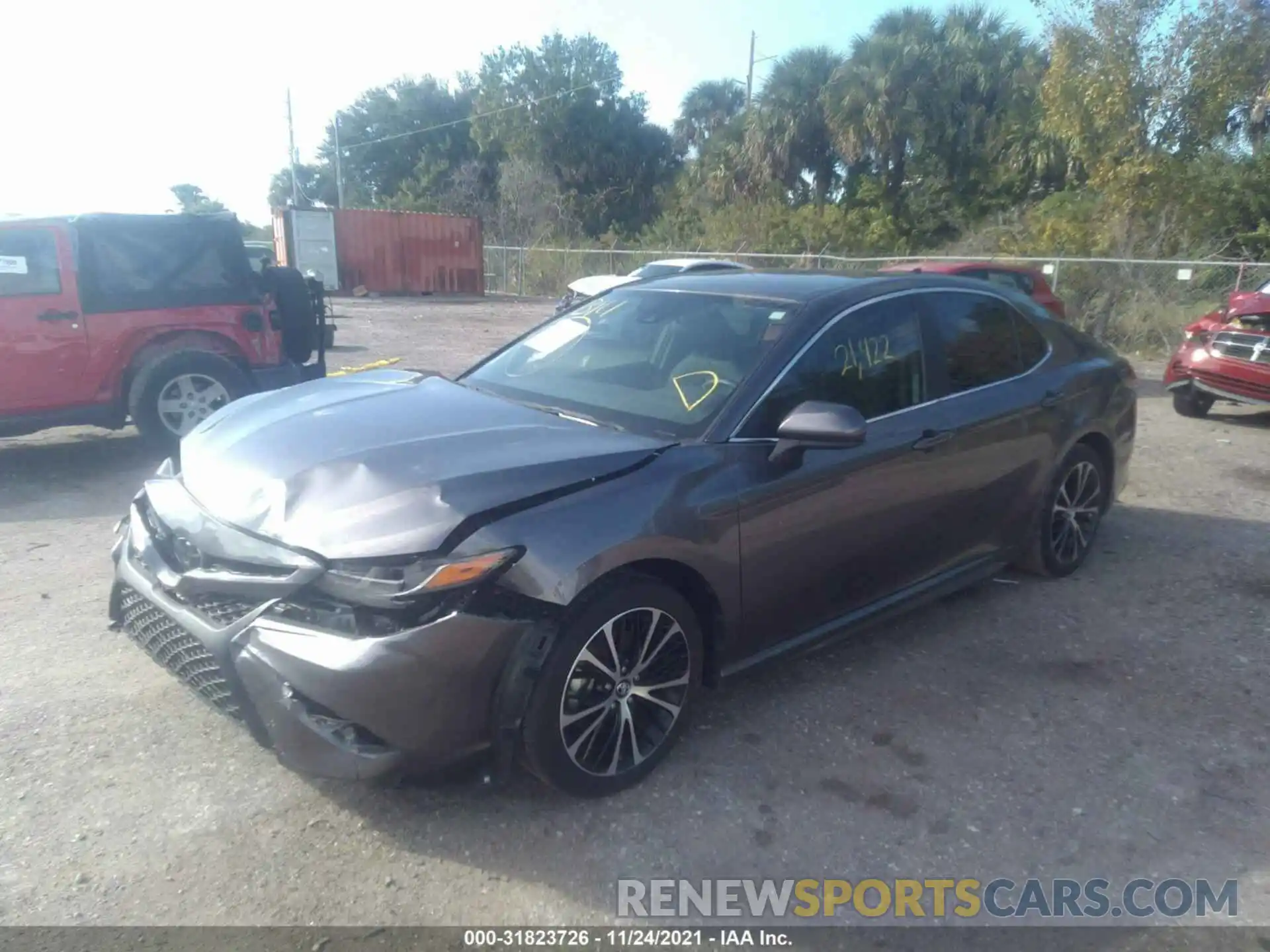 2 Photograph of a damaged car 4T1B11HK1KU854360 TOYOTA CAMRY 2019