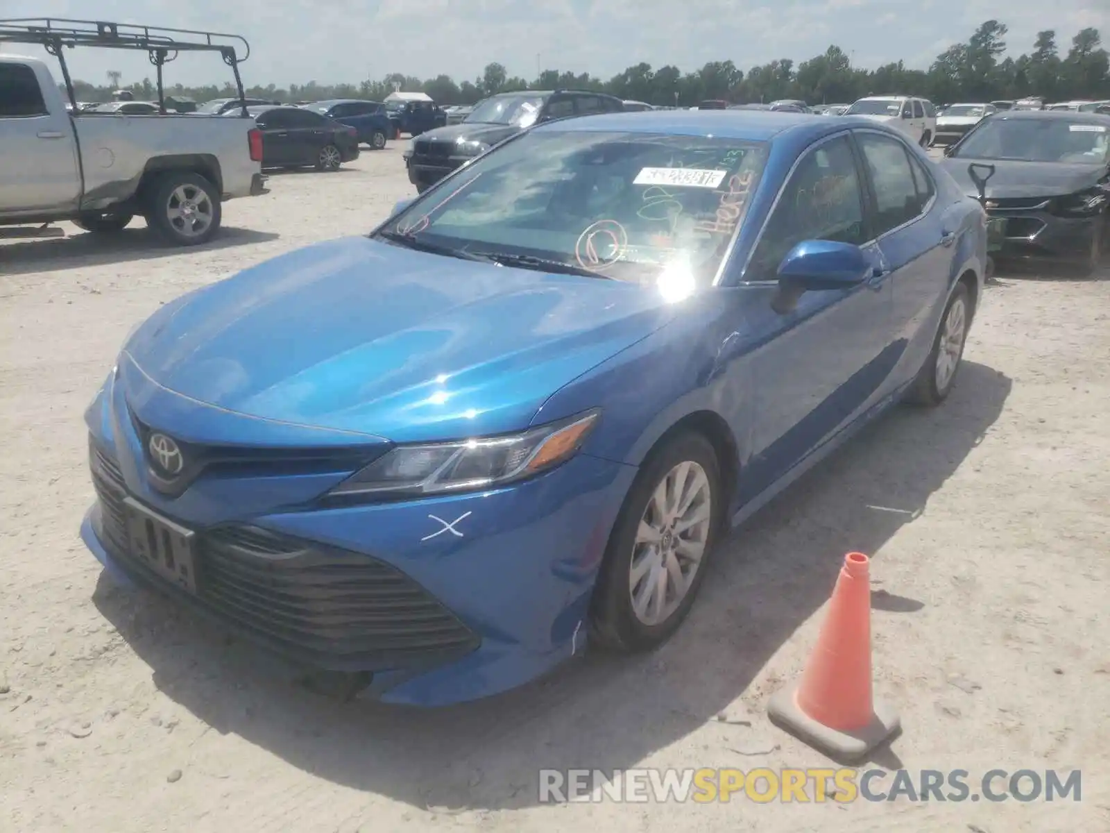 2 Photograph of a damaged car 4T1B11HK2KU165735 TOYOTA CAMRY 2019