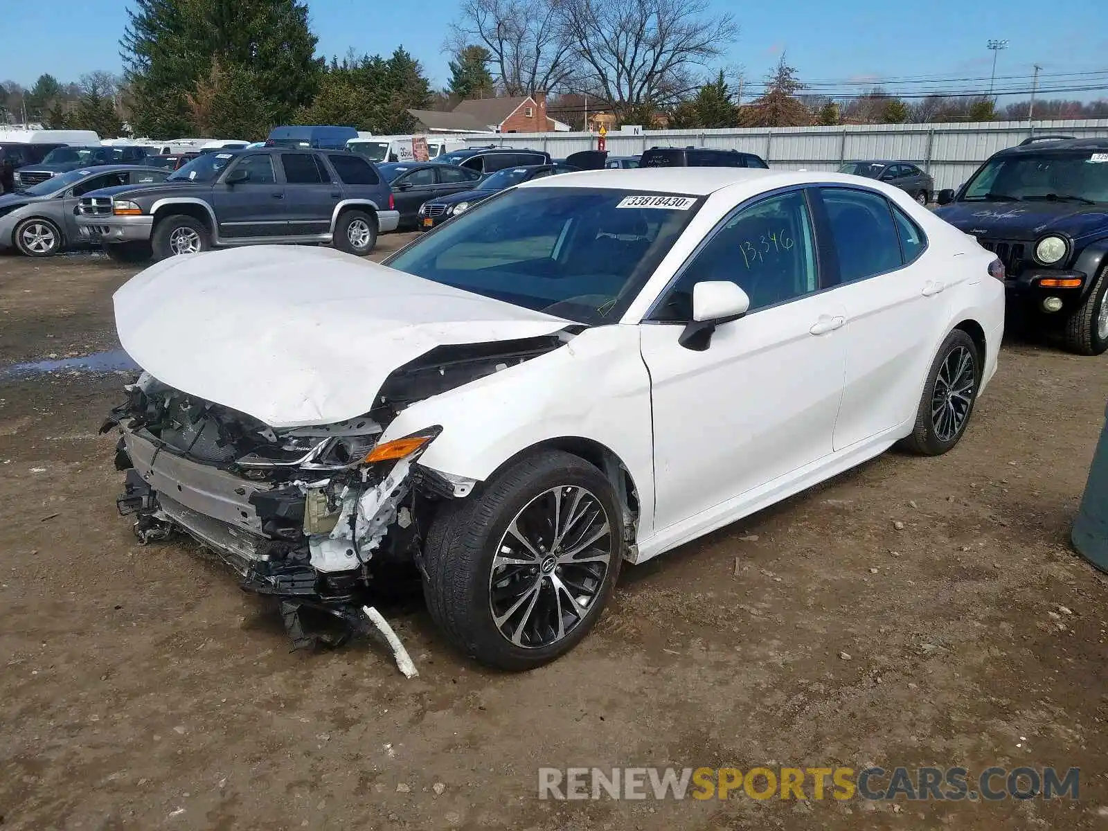 2 Photograph of a damaged car 4T1B11HK2KU167582 TOYOTA CAMRY 2019