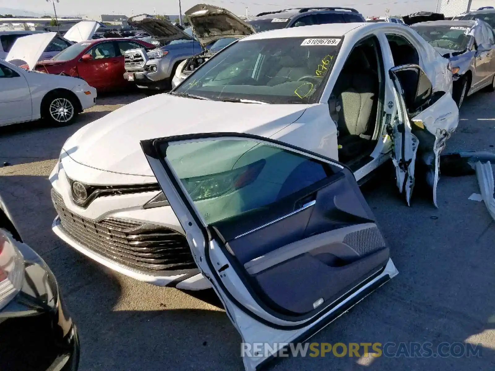 2 Photograph of a damaged car 4T1B11HK2KU175553 TOYOTA CAMRY 2019