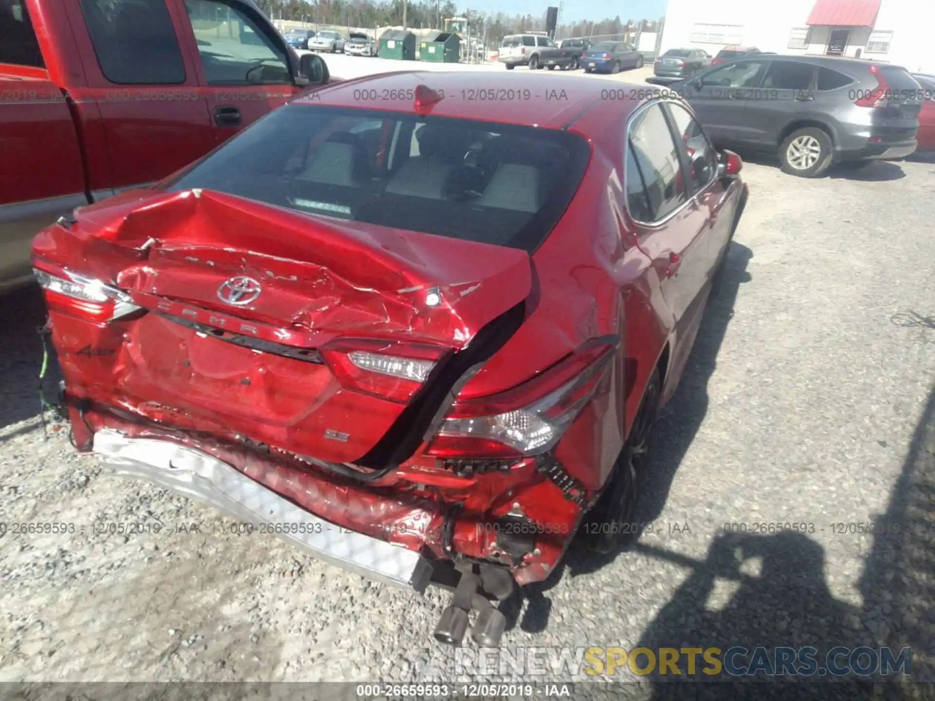 4 Photograph of a damaged car 4T1B11HK2KU176377 TOYOTA CAMRY 2019