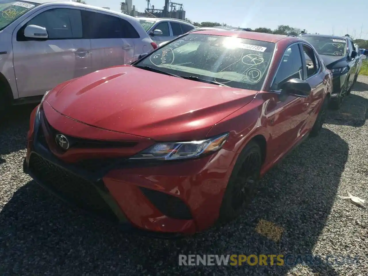 2 Photograph of a damaged car 4T1B11HK2KU182034 TOYOTA CAMRY 2019