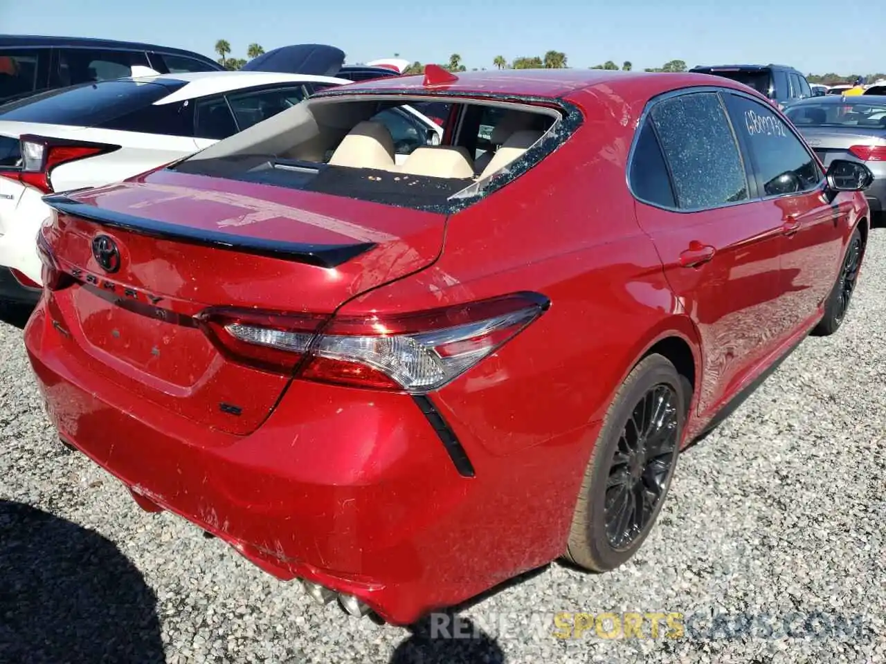 4 Photograph of a damaged car 4T1B11HK2KU182034 TOYOTA CAMRY 2019