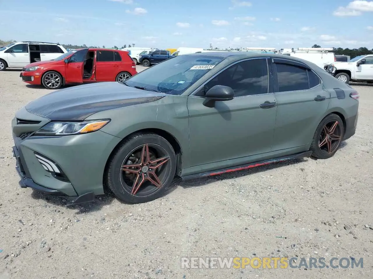 1 Photograph of a damaged car 4T1B11HK2KU183832 TOYOTA CAMRY 2019