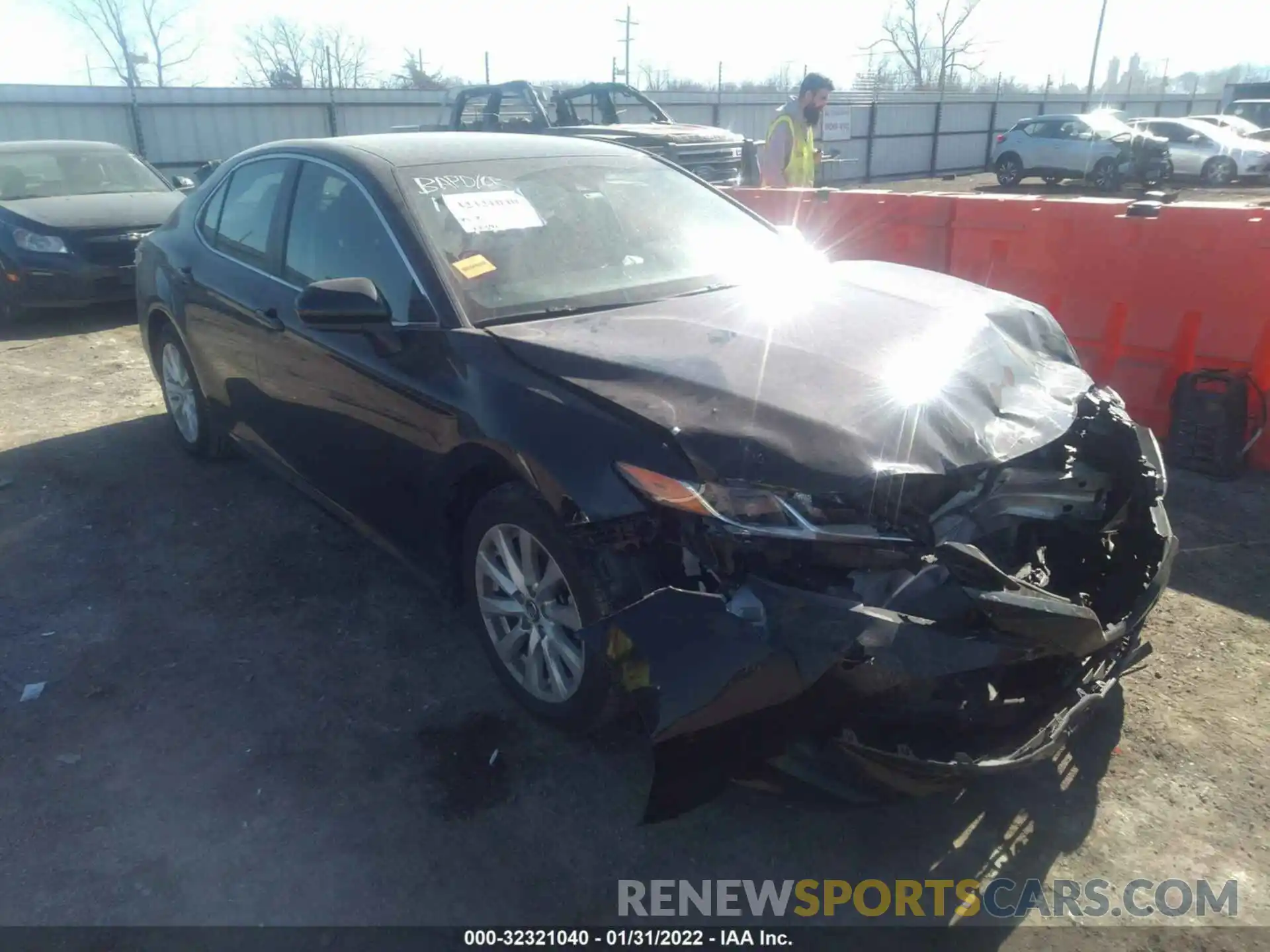 1 Photograph of a damaged car 4T1B11HK2KU195446 TOYOTA CAMRY 2019