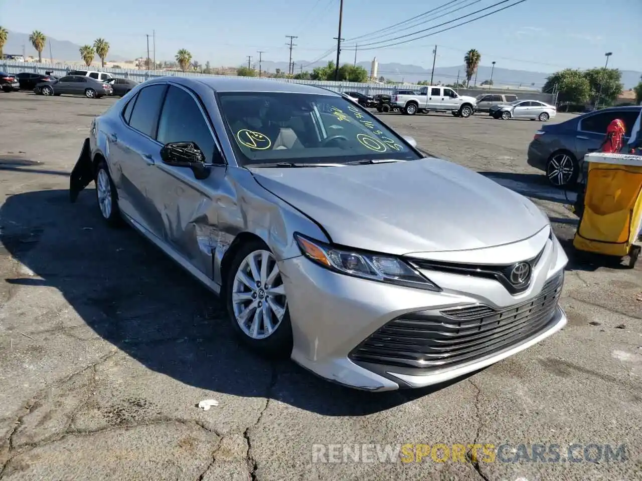 1 Photograph of a damaged car 4T1B11HK2KU195964 TOYOTA CAMRY 2019