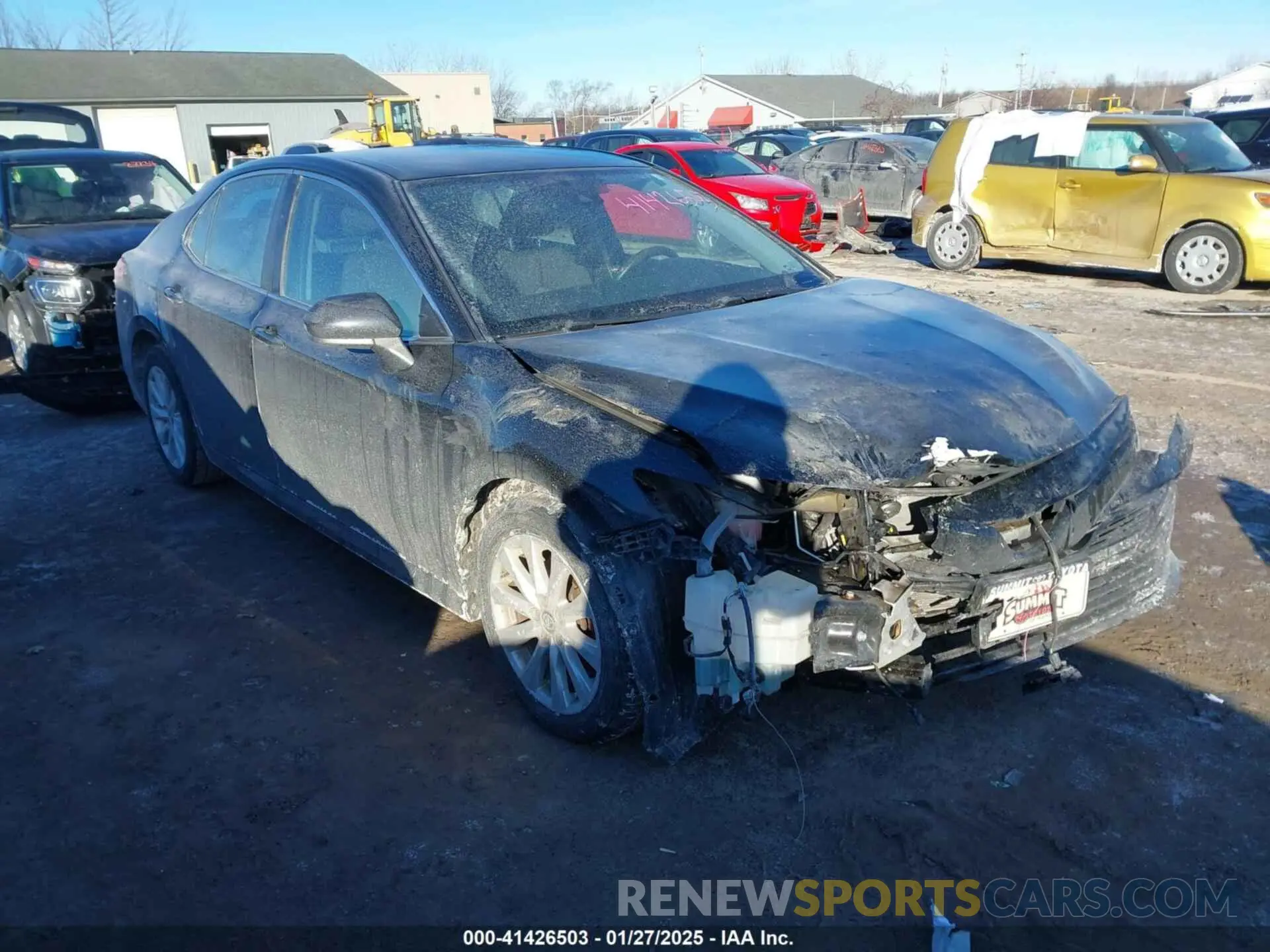 1 Photograph of a damaged car 4T1B11HK2KU198072 TOYOTA CAMRY 2019