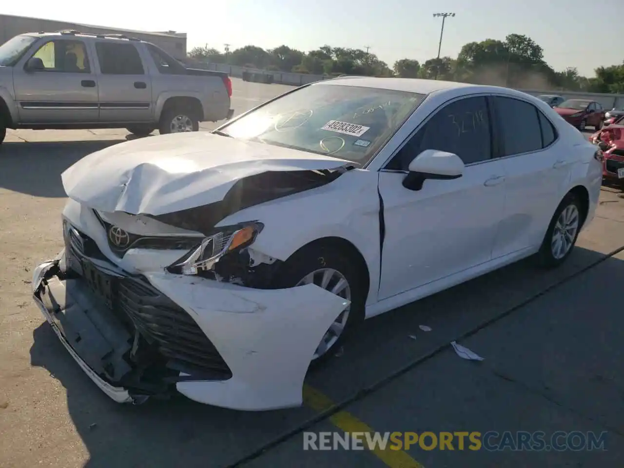 2 Photograph of a damaged car 4T1B11HK2KU200418 TOYOTA CAMRY 2019