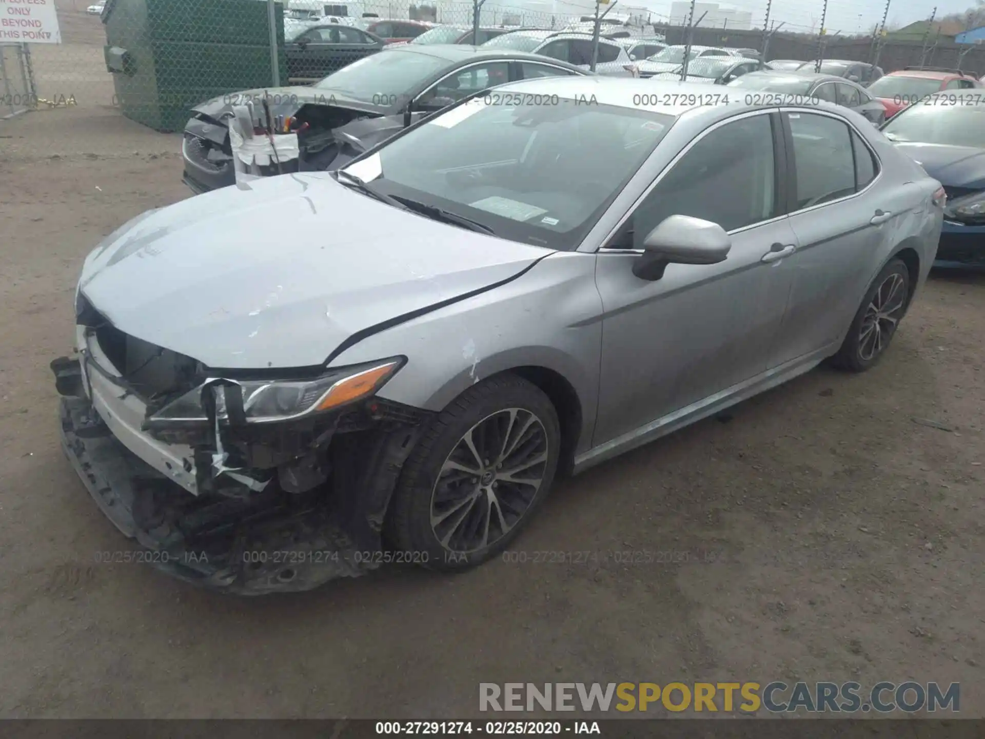 2 Photograph of a damaged car 4T1B11HK2KU206042 TOYOTA CAMRY 2019