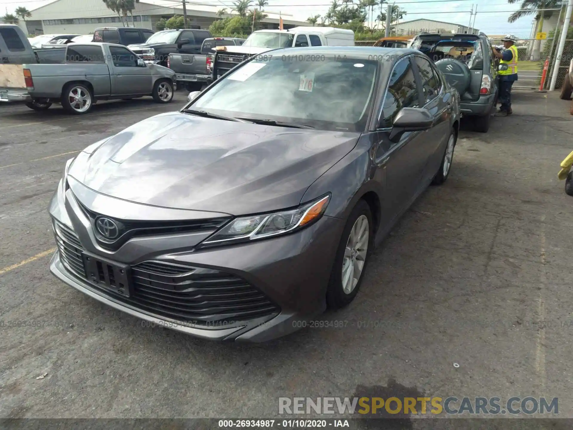 2 Photograph of a damaged car 4T1B11HK2KU217753 TOYOTA CAMRY 2019