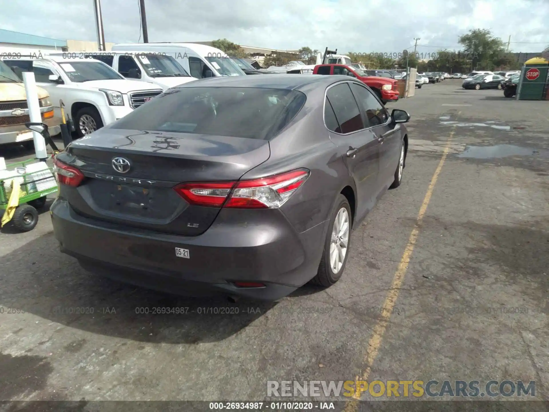 4 Photograph of a damaged car 4T1B11HK2KU217753 TOYOTA CAMRY 2019