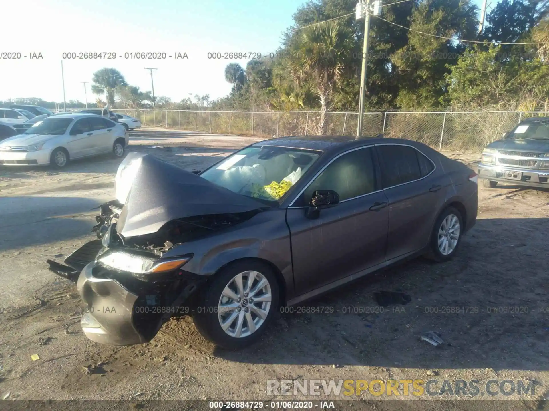 2 Photograph of a damaged car 4T1B11HK2KU224654 TOYOTA CAMRY 2019